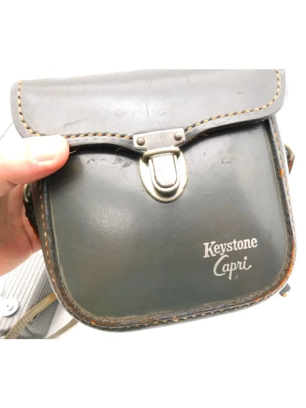 Vintage Keystone K-25 Capri 8mm Movie Camera w/ Original Case Untested USA